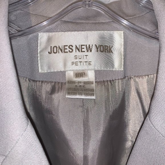 NWT JONES NEW YORK Linen Colored Skirt Suit - Picture 4 of 5